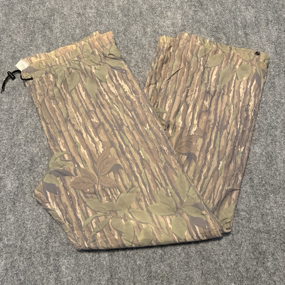 Walls‎ Camo Water Proof Pants Men Large Realtree  Bark 36-38 Camouflage Hunting